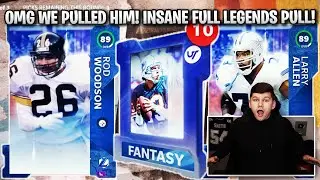 OMG MY BEST PULL EVER! INSANE FULL LEGEND PULL! LEGENDS WOODSON, ALLEN, AND ANDERSON! | MADDEN 21