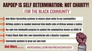 AFRICAN SKILLS FOR AFRICAN LIBERATION!