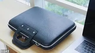 Lintai Computer Bag Display, Portable Waterproof Business Laptop Case