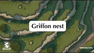 Griffon nest - Procreate 5 Timelapse - Printable RPG