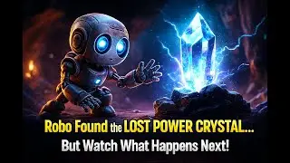 &ldquo;Tiny Robot vs Lost Power Crystal ⚡ Unexpected Twist!&rdquo; #robot #cartoon #story