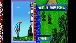 Neo Geo CD - Top Player's Golf &copy; 1994 SNK - Gameplay