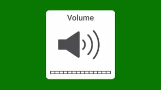Volume up green screen effect
