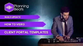 Planning Beats - Client Portal Templates and Music Import (Development View)