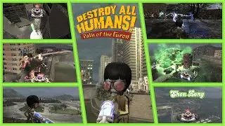 Destroy All Humans! Path of the Furon [PS3] UHD 4K60ᶠᵖˢ Chaos and Destruction in Shen Long
