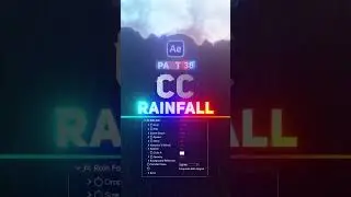 AE Part 38 | Rain Animation create using CC Rainfall in Adobe After Effect | #aftereffects #rain