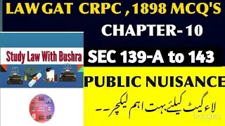 SEC 139A-143 OF CRPC I PUBLIC NUISANCE CONSEQUENCES OF DISOBEDIENCE OF MAGISTRATE'S ORDER I LAW GAT
