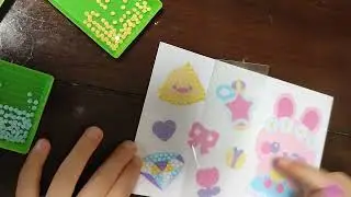 Beads Art thickers （ビーズアートシール）Part2【いっちゃんがキャンドゥのビーズアートシールやってみた】