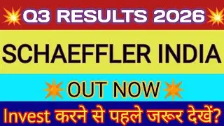 Schaeffler India Q3 Results 2026 🔴 Schaeffler India Results 🔴 Schaeffler India share latest news
