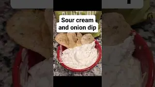 Sour cream and onion dip. #chips #potatochips #dip #dips #sourcream #shorts #foodshorts