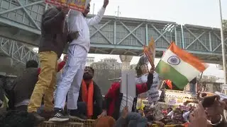 Protests erupt in New Delhi over lynching of Hindu man in Bangladesh