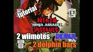 Ninja assault (demul naomi) Tutorial : 2 wiimotes + 2 dolphin bars