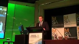 Manufacturing Skills Australia Conference - Daniel Karange's Speech
