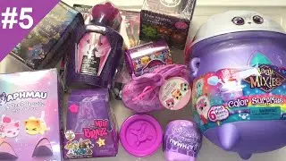 Purple Blind Bags: Monster High Potions, My Little Pony, Aphmau, Lalaloopsy, FNAF 💜 Ep. 5 #blindbag