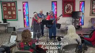 SANTA LOOKS ALOT LIKE DADDY*