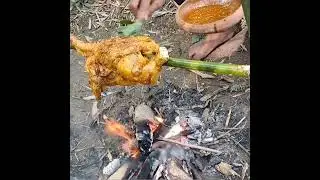 Village Style Chicken BBQ 🍗 | Ultimate Smoky Taste #smokegrill