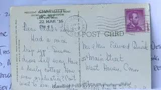 Cape Cod Postcard arrives 53 years late