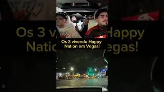 Os caras vivendo Happy Nation em Vegas! #coringa ##brabox #gabepeixe