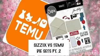 💕Sizzix VS TEMU PT.2 ! Small envelope die set!💕