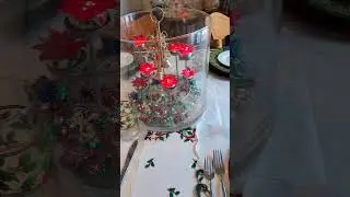 Christmas Table For Four #Christmas decorating #christmas