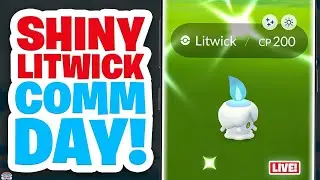 Shiny LITWICK Comm Day | Pok&eacute;mon GO