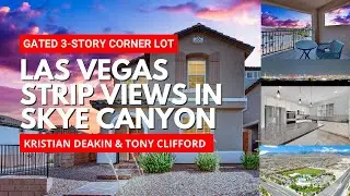 Skye Canyon 3-Story Home with STRIP VIEW!