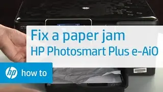 Fixing a Paper Jam | HP Photosmart Plus e-All-in-One Printer (B210a) | HP