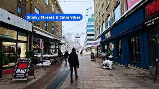 🌨️ Gothenburg Winter Walk Snowy Streets & Delayed Trams