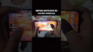 INFINIX NOTE 50X 5G FASTEST HANDCAM ❤️&zwj;🔥 || #viral #freefire #trending
