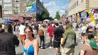 Bushwick Collective block party brooklyn ny NYC ( Prism LIVE ) 6/4/22 p1