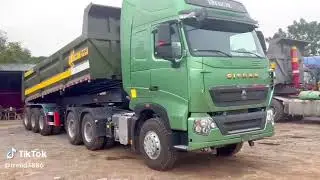 [86] Xe Howo MAN Sitrak T7H 440 6x4, Xe Howo Sinotruk A7 375 6x4