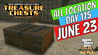 GTA Online Treasure Chest Locations June 23 | DAY 175 ON THE CAYO PERICO ISLAND