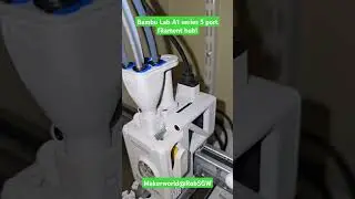 Bambu Lab A1 series 5 port filament hub! #bambulab #a1 #makerworld