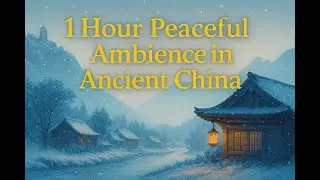 Nature sounds, Bell Chimes and Gentle Wind Music over the Peaceful Village | 1 hour beautiful sounds