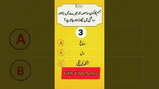 Islamic Quiz Hard Question | Islamic Quiz | Islamic Quiz Questions| GHF Urdu Series GHF #viral #fyp