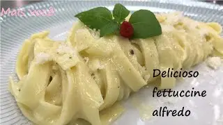 Como fazer Fettuccine Alfredo - Ana maria braga