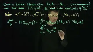 The Forward Kolmogorov Equation for Discrete Markov Chains