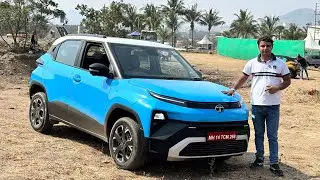 Tata Punch Facelift Turbo 1.2L 6MT Review | interior features  | 360 camera 