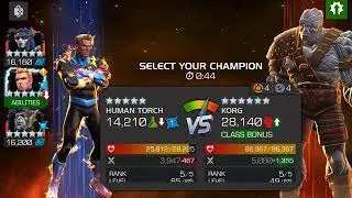 HT v 200% Power gain Korg map 7 day 2. Human torch preflight ability bugged?