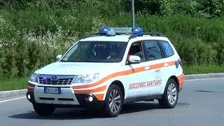 Bergamo Soccorso Sanitario Subaru Forester | Italian EMS Subaru Forester responding [IT | 8.6.2016]