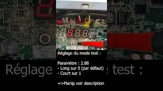 R&eacute;glage du mode TEST_Mise En Service_ DAIKIN VRV