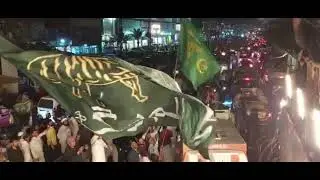 Huge rally of PMLN started from Lahore lead by Maryam Nawaz.@Kazmisahib110