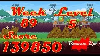 Angry Birds Tournament Week 89 Level 5 - 140 k power ups