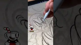 How to draw GOKU in 1930s rubberhose animation style #cuphead #drawingtutorial  #dragonballz #dbz