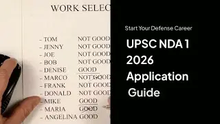 Last Day for Apply in NDA I 2026 | UPSC | NDA