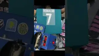 17/18 Real Madrid jersey number 7 Ronaldo 2 away kids#ronaldojersey #footballjersey #jersey