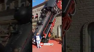🤯 Strange Train Sculpture On Google Earth and Google Maps #shorts #findwouldexploring