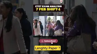 Lenghty Paper ? #ctetfeb2026 #teachersadda247 #analysis