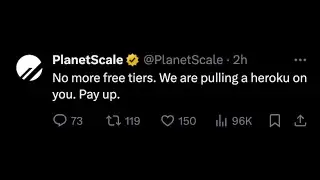 BREAKING: PlanetScale SHUTS DOWN its FREE TIER!
