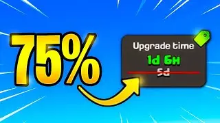 The WORLD RECORD for Time Reductions in Clash of Clans.